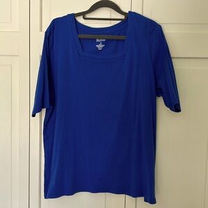 Croft & Barrow Royal Blue  XL/XXL Top